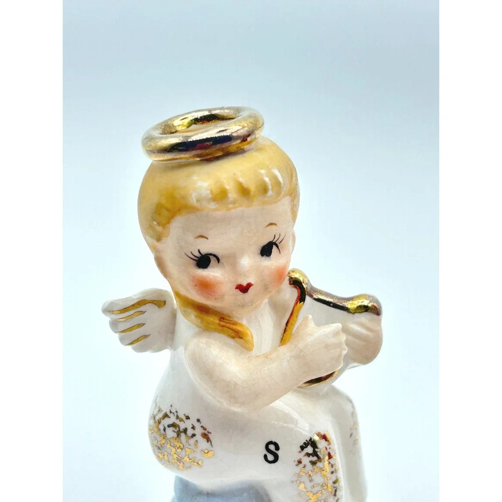 Vintage Angel and Devil Salt and Pepper Shakers Artmark Japan 1950s Kitsch